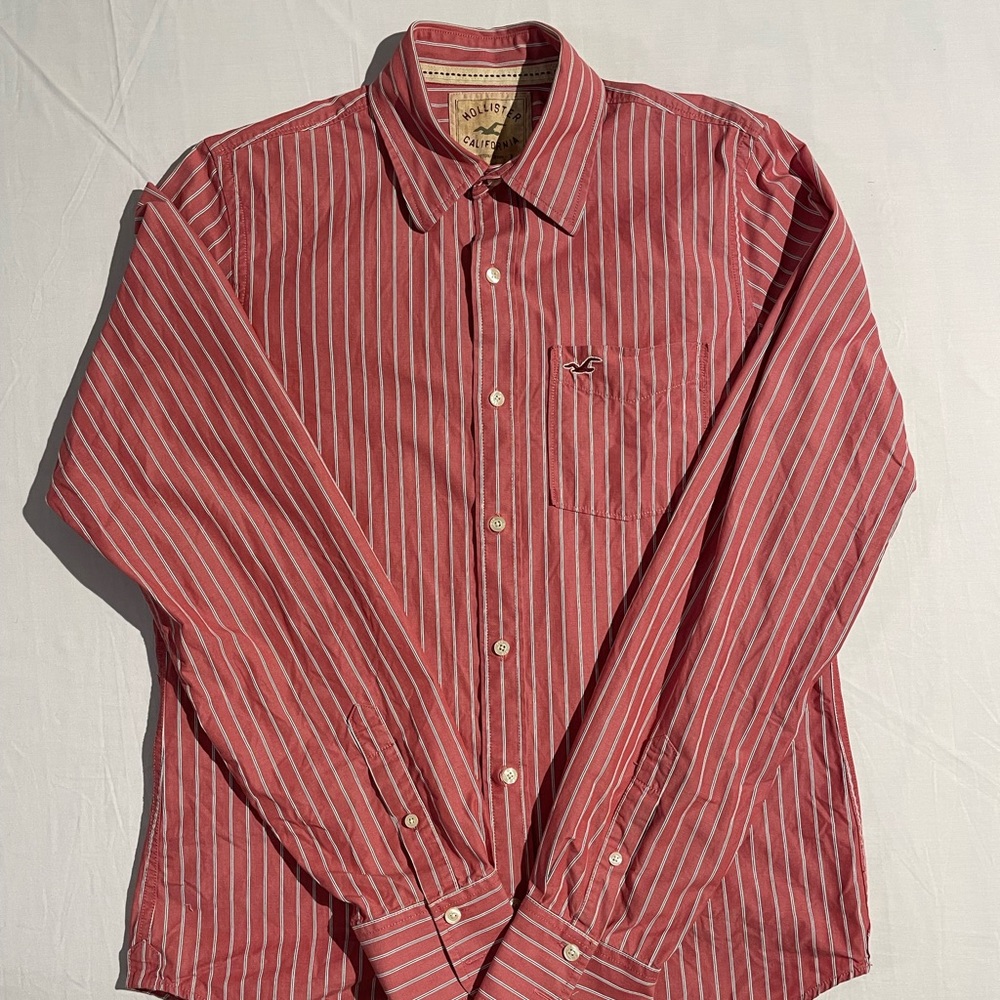 Hollister button up shirt.